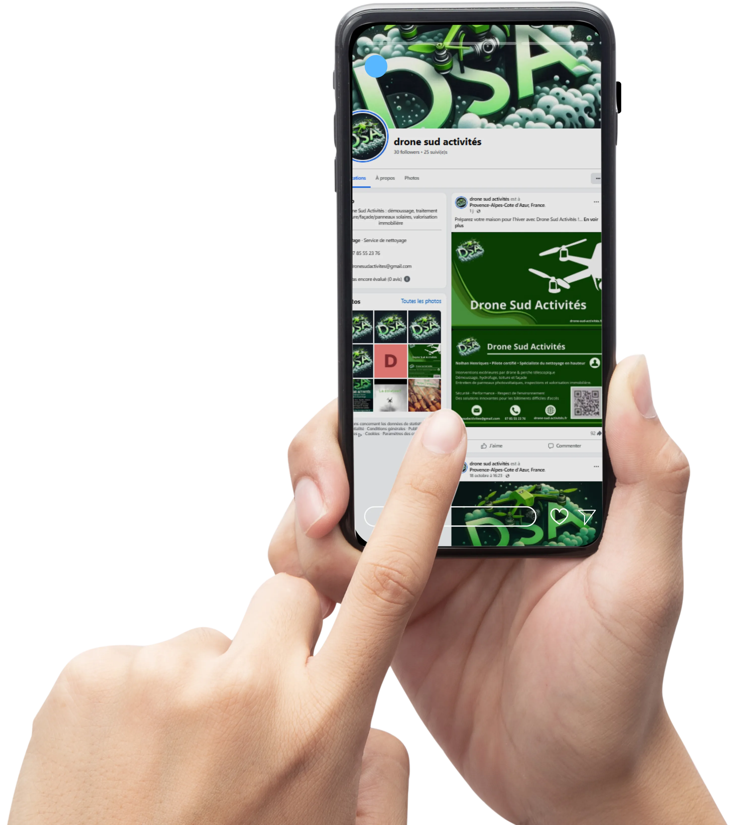 Téléphone Drone Sud Activités